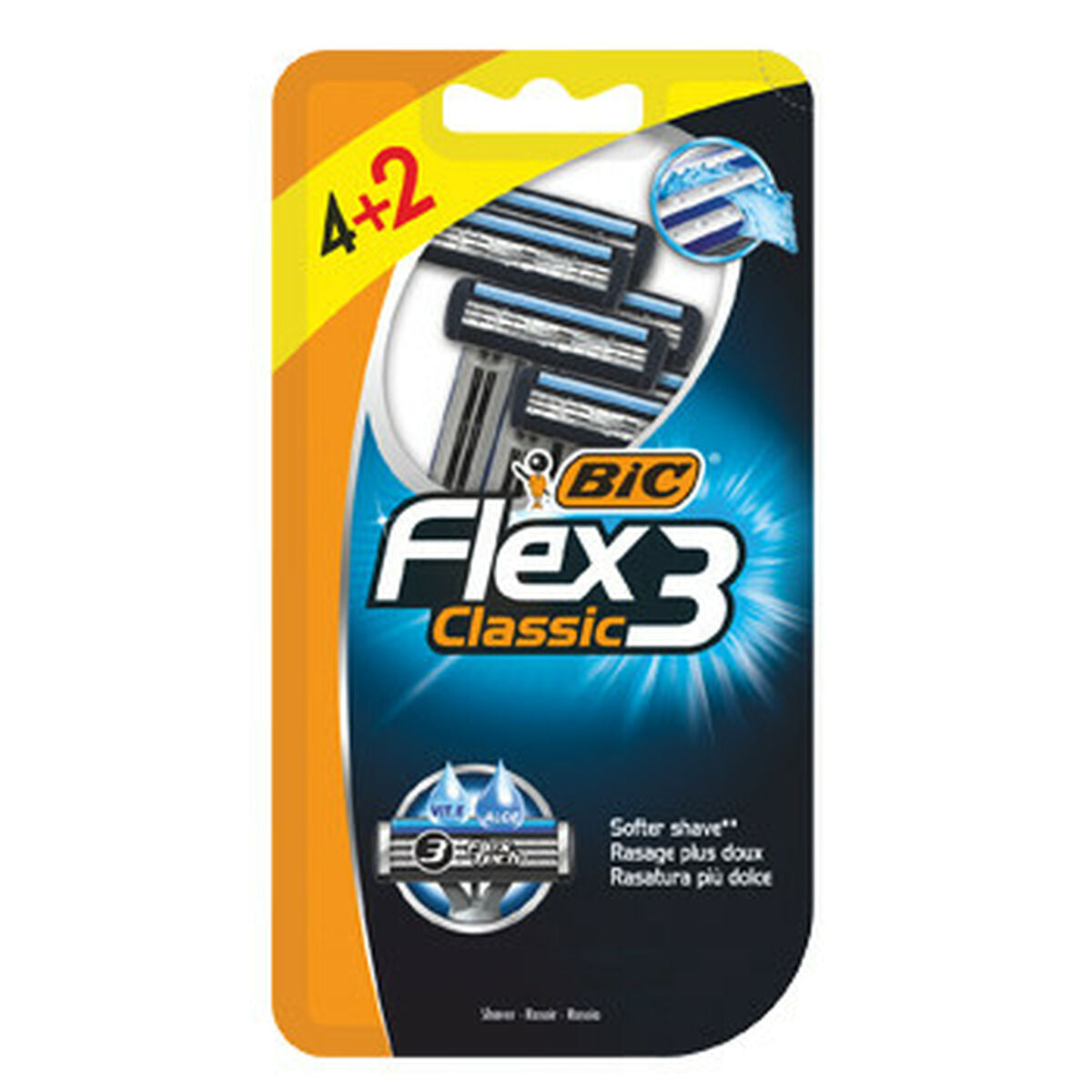 Manual shaving razor Bic (4 Units)-4