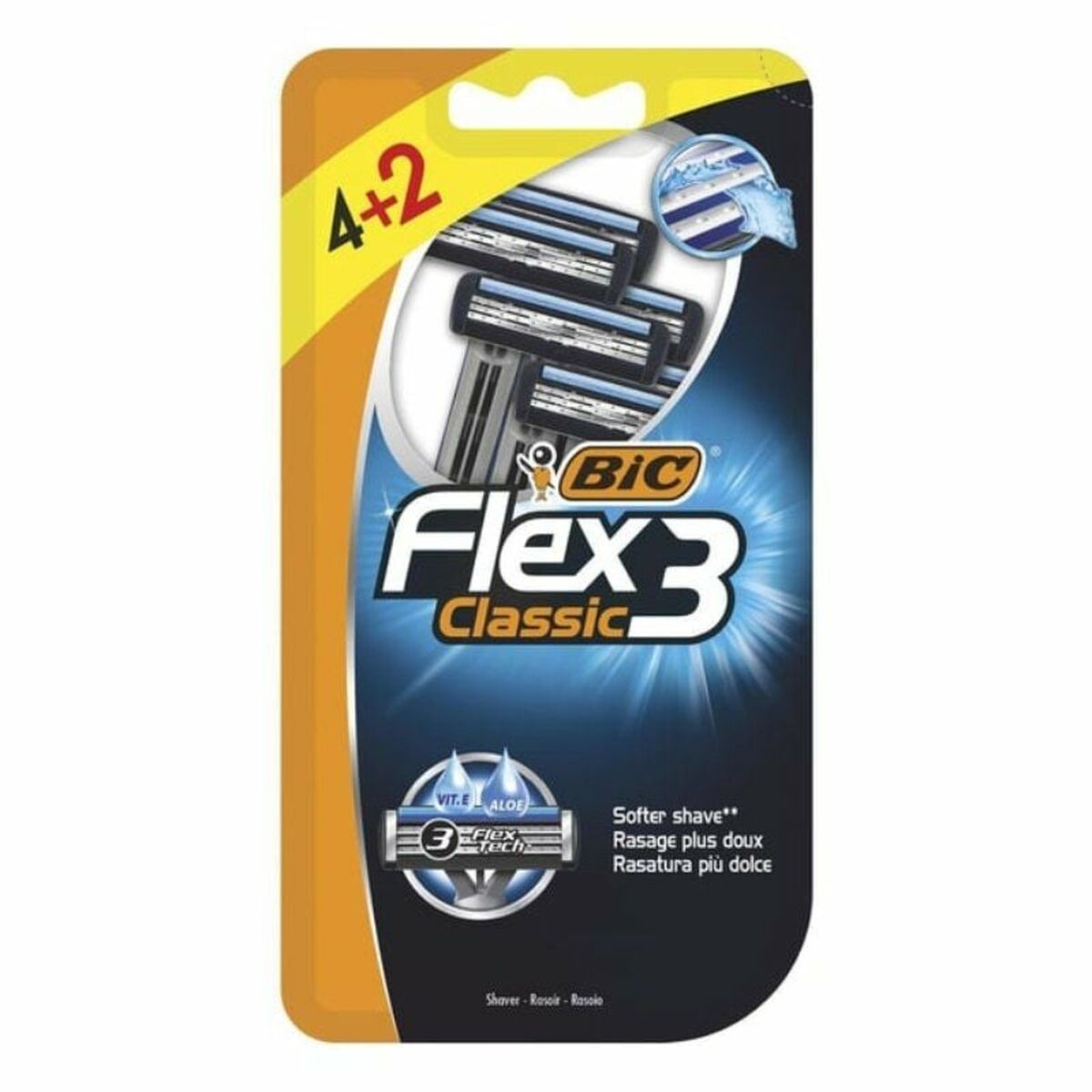 Manual shaving razor Bic (4 Units)-3