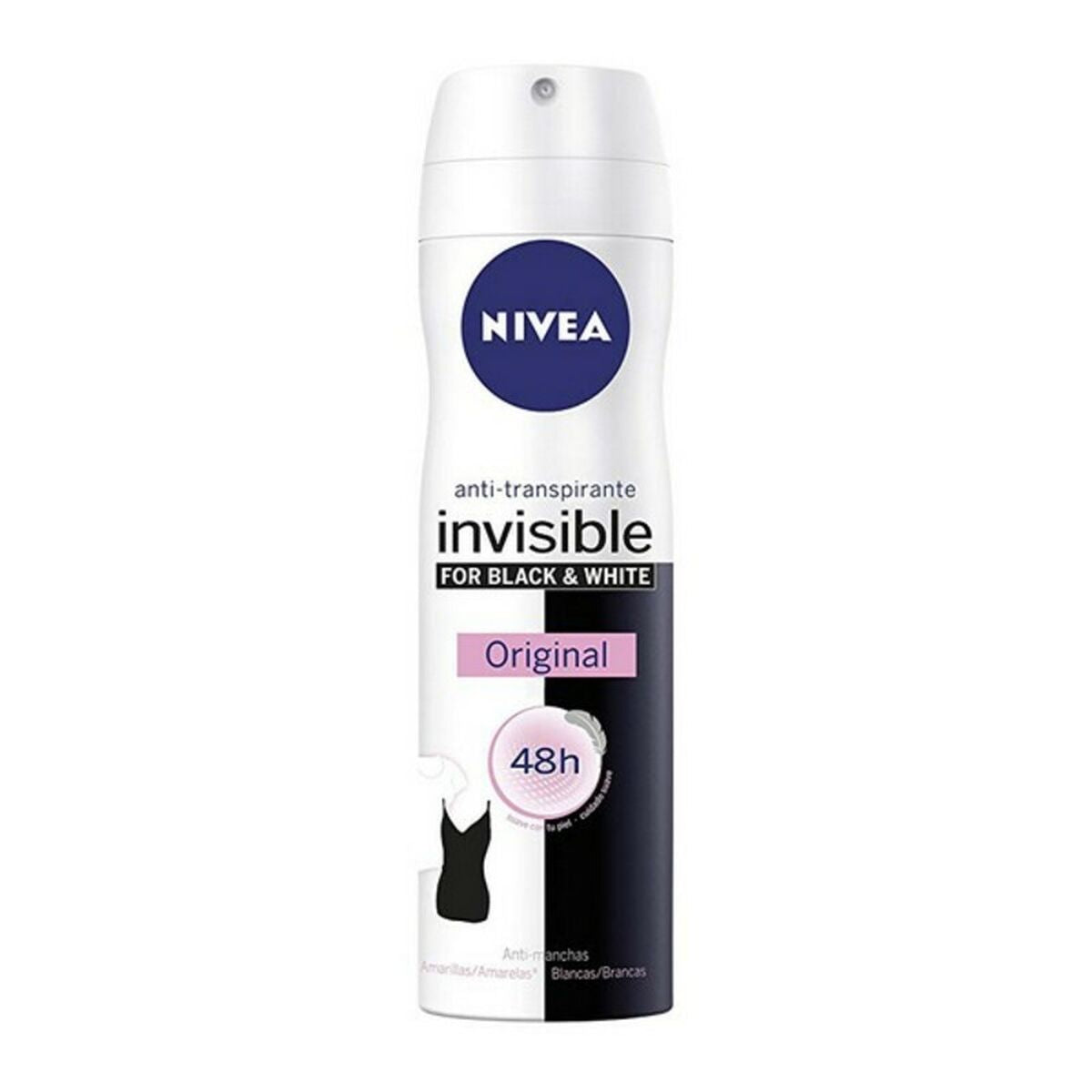 Spray Deodorant Black & White Invisible Nivea (200 ml)-0