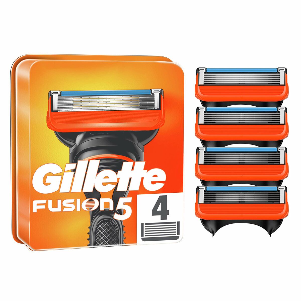 Shaving Blade Refill Gillette Fusion 5 (4 Units) (4 uds)-0