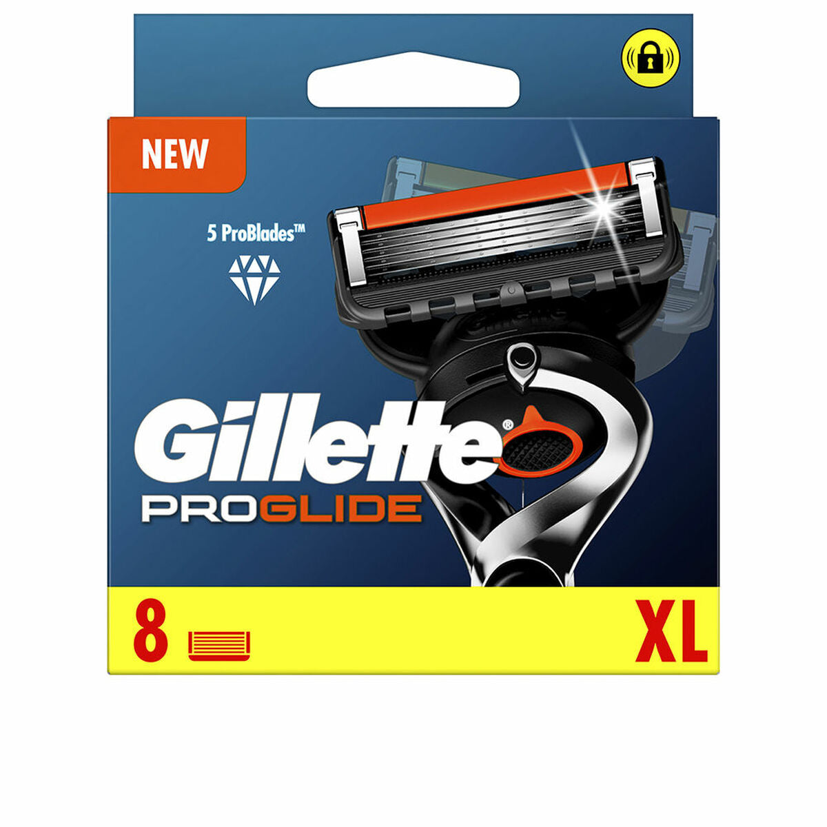 Shaving Razors Gillette Fusion Proglide (8 Units)-0