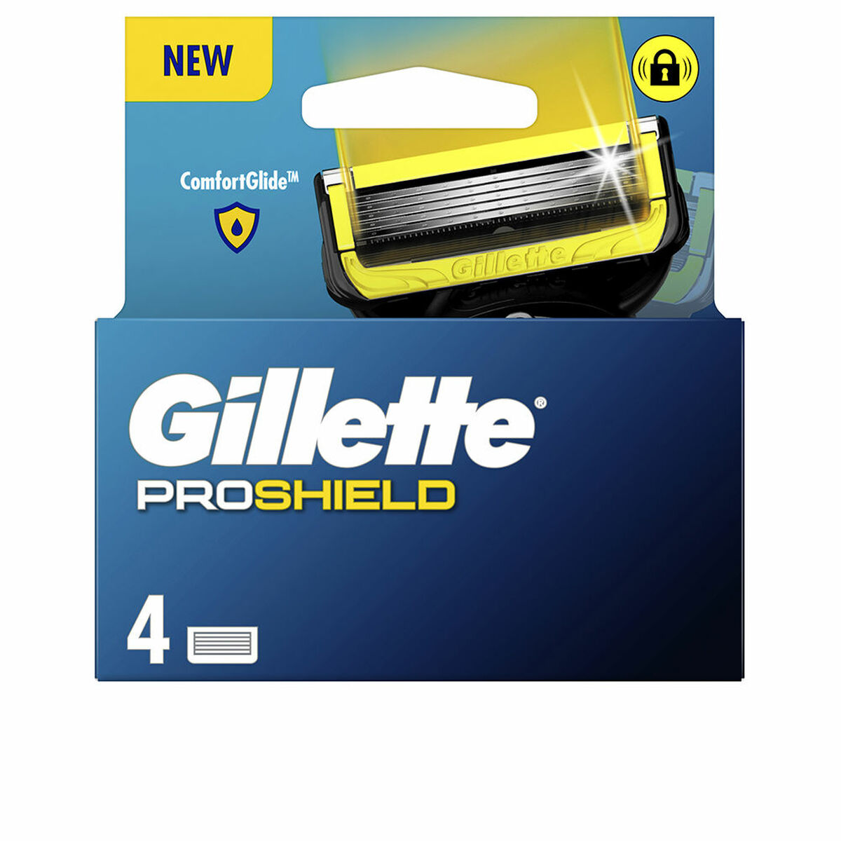 Shaving Razor Gillette Proshield (4 Units)-0