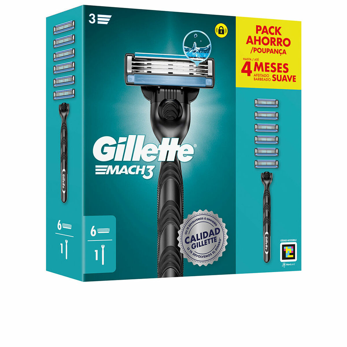 Manual shaving razor Gillette MACH 3-0